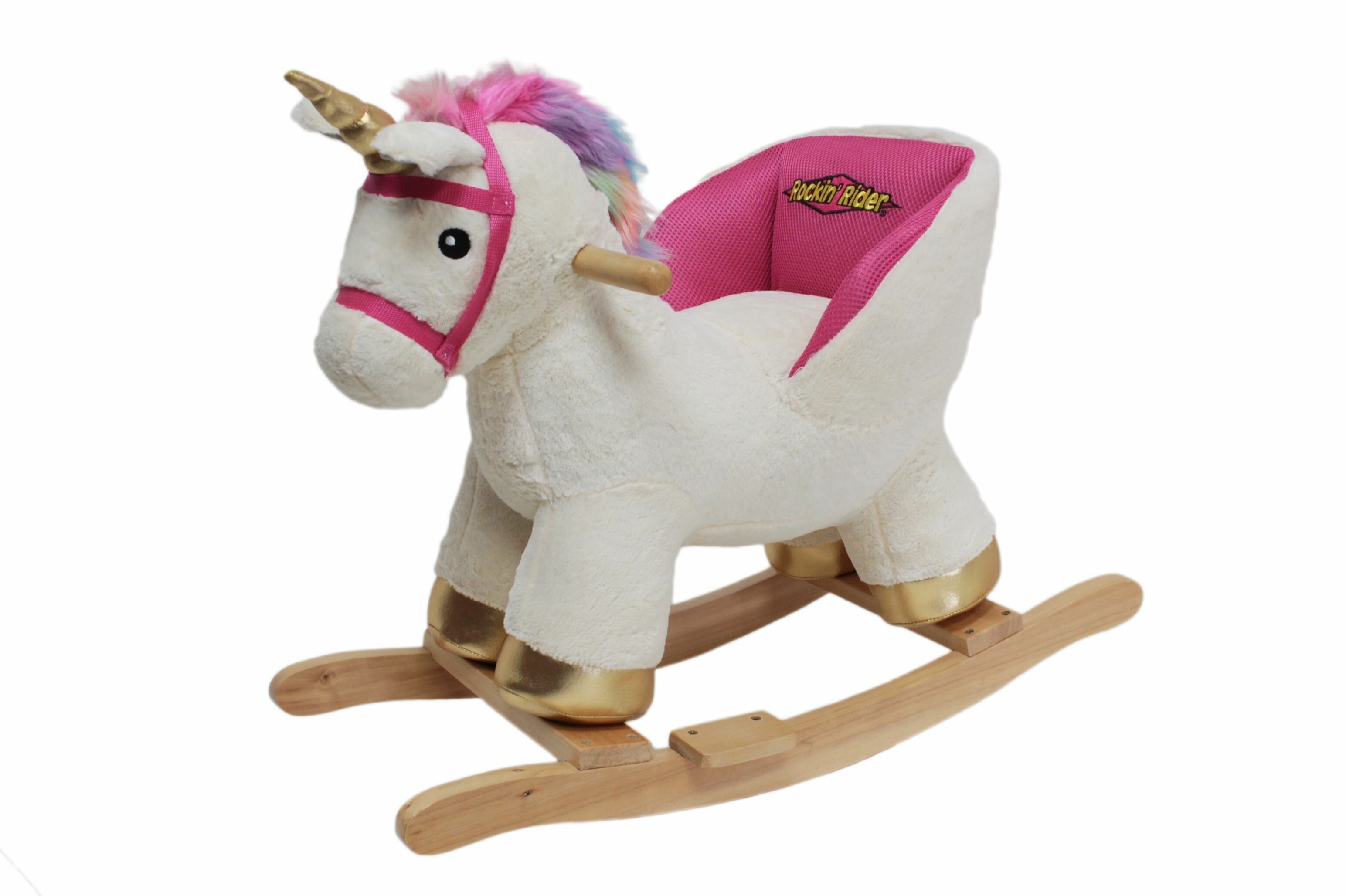 unicorn rocker with seat