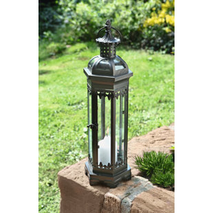 Metal/Glass Lantern by Pier Surplus