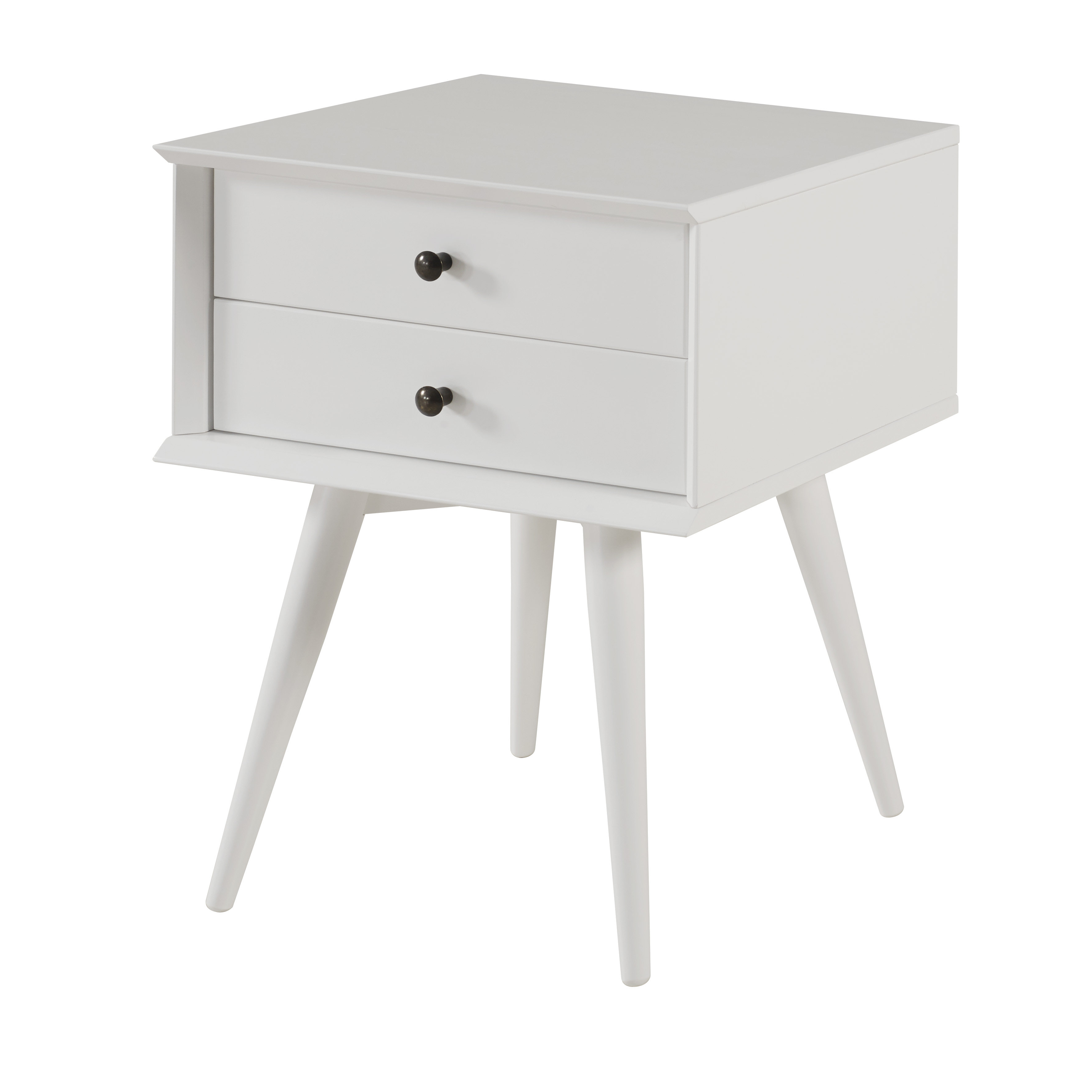 Grady Mid Century 2 Drawer Nightstand Reviews Allmodern