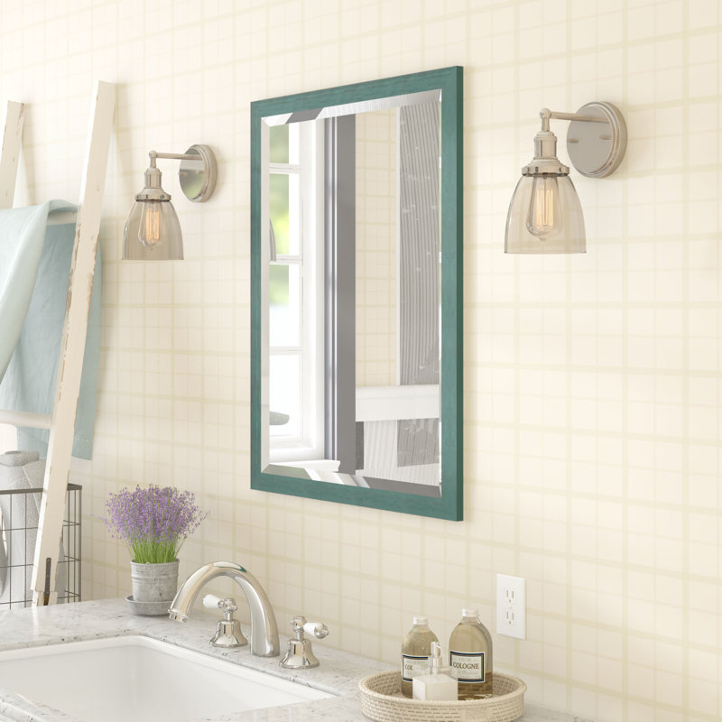 August Grove Lydon Cottage Bathroom Vanity Mirror Wayfair