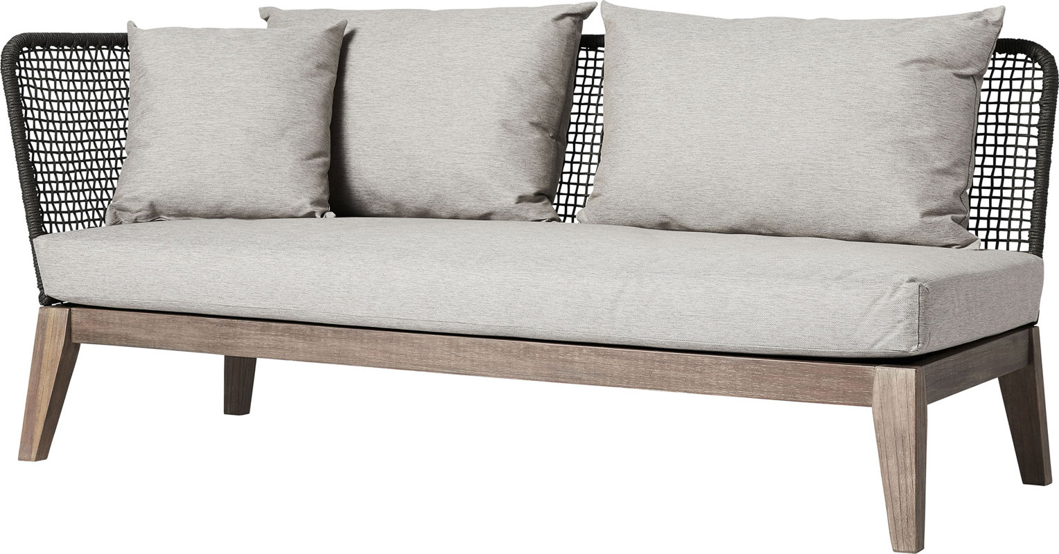 Netta Patio Sofa With Cushion Reviews Allmodern Netta Patio Sofa With Cushion