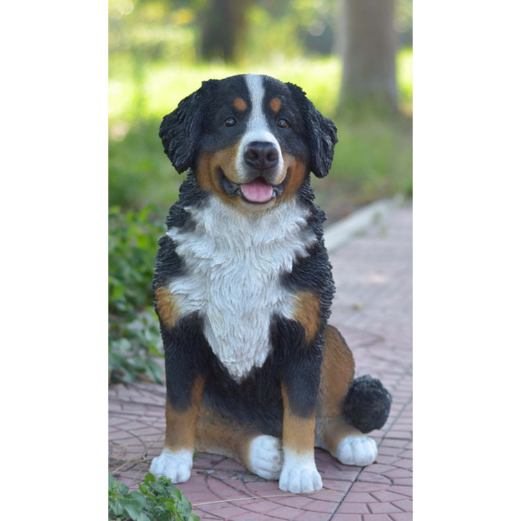 bernese mountain dog statue