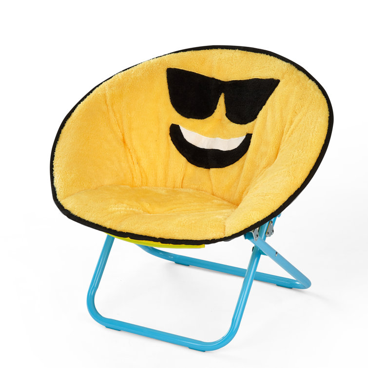 Zoomie Kids Liesl Emoji Saucer Kids Chair Reviews Wayfair