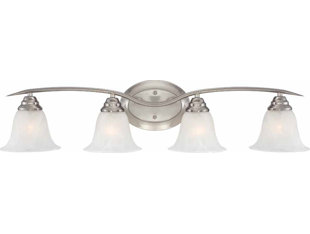 Best Whetsel 4-Light Vanity Light By Fleur De Lis Living Wall Lights Whetsel 4-Light Vanity Light By Fleur De Lis Living Wall Lights