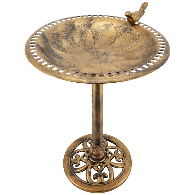 Bloomsbury Market Aleynna Birdbath & Reviews | Wayfair