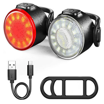 Bicycle LED Headlight And Taillight Set Poseca