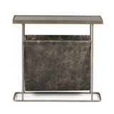 Brushed Silver Side Table Wayfair Brushed Silver Side Table Wayfair