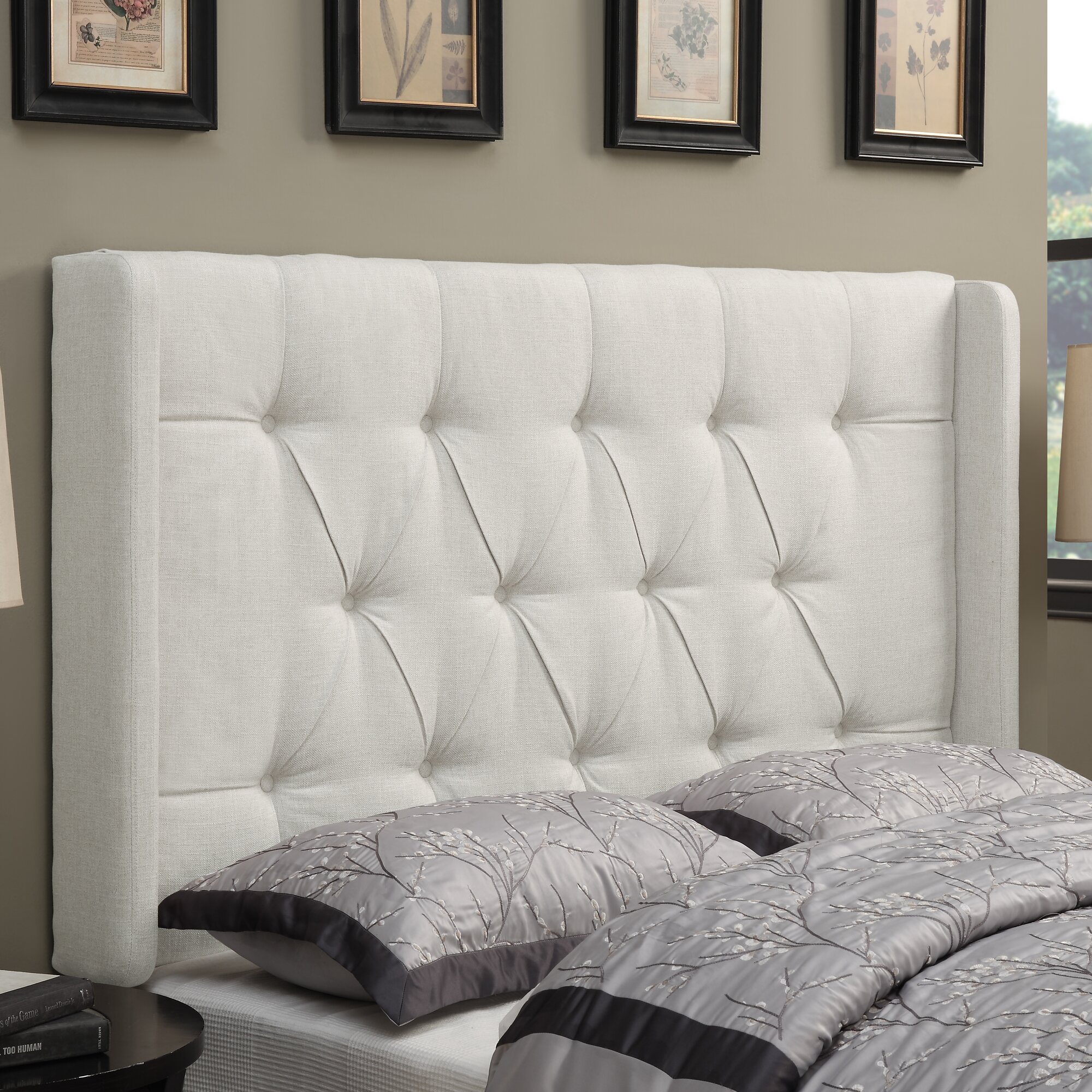 Davina Upholstered  Wingback Headboard