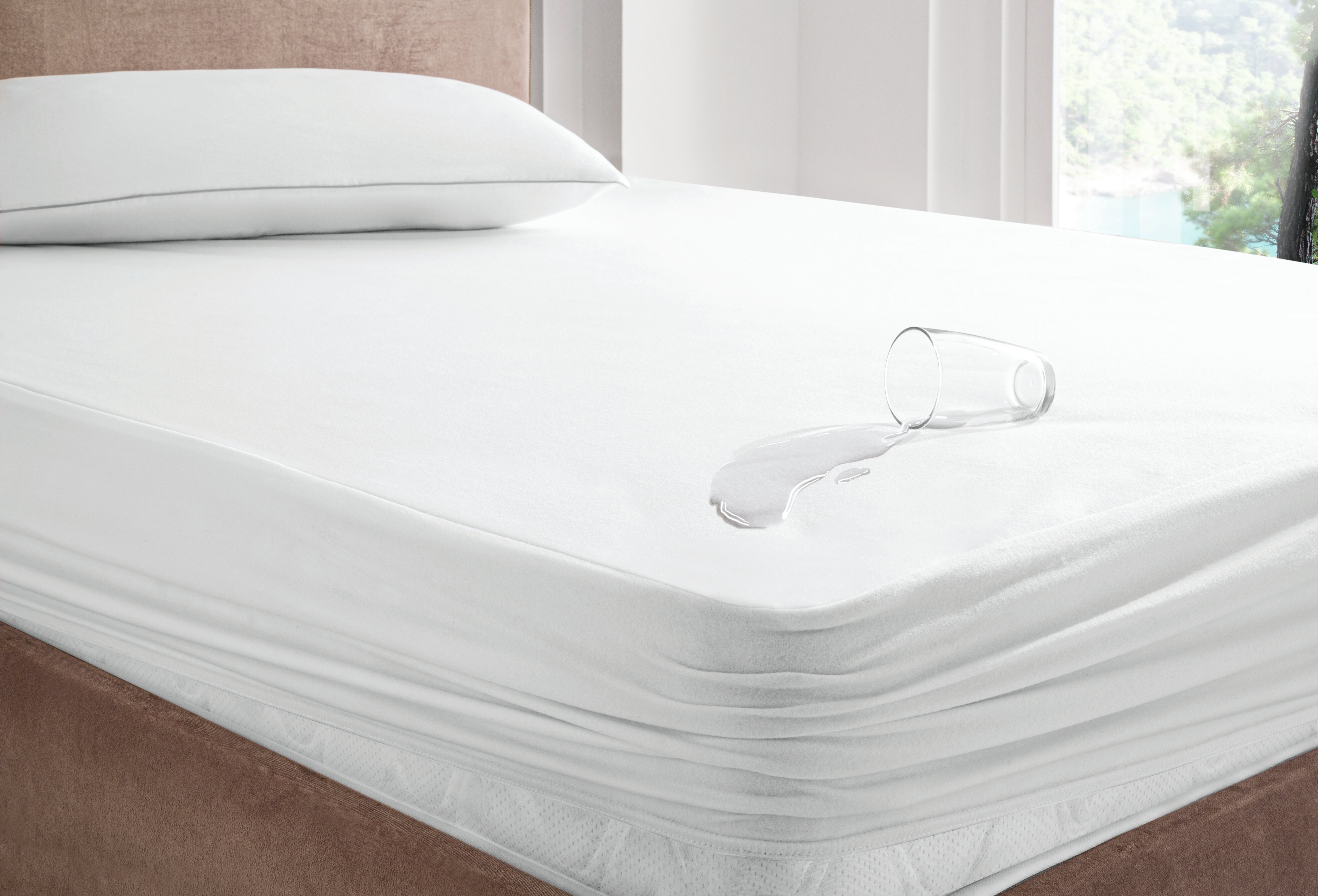 Mattress Protector Deep Pocket Waterproof Pad Hypoallergenic Bed Matress Cover 