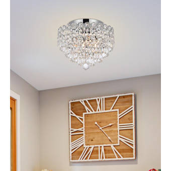 Rosdorf Park Felten 3 Light 11 81 Flush Mount Wayfair