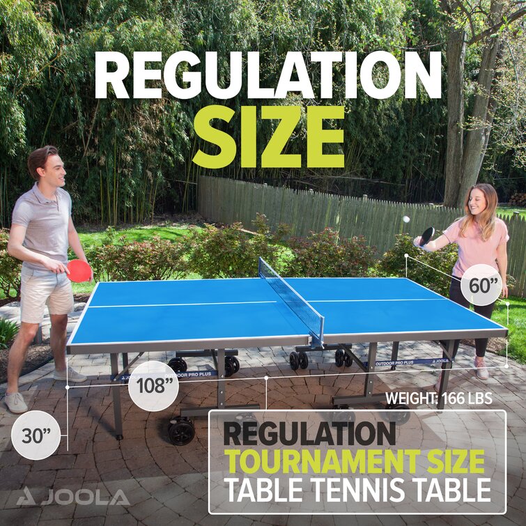 JOOLA Nova Pro Outdoor Table Tennis Table - Foldable Outside Ping Pong Table for Outdoor Games