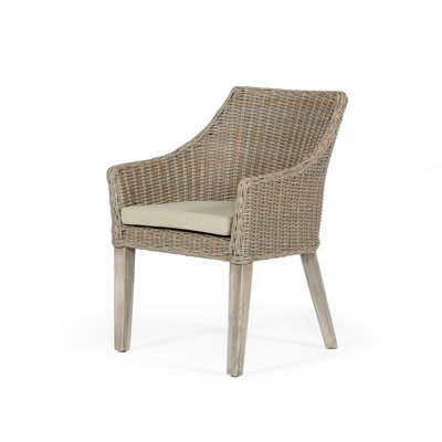 Rosecliff Heightsvinci Patio Dining Armchair With Cushion Rosecliff Heights Dailymail