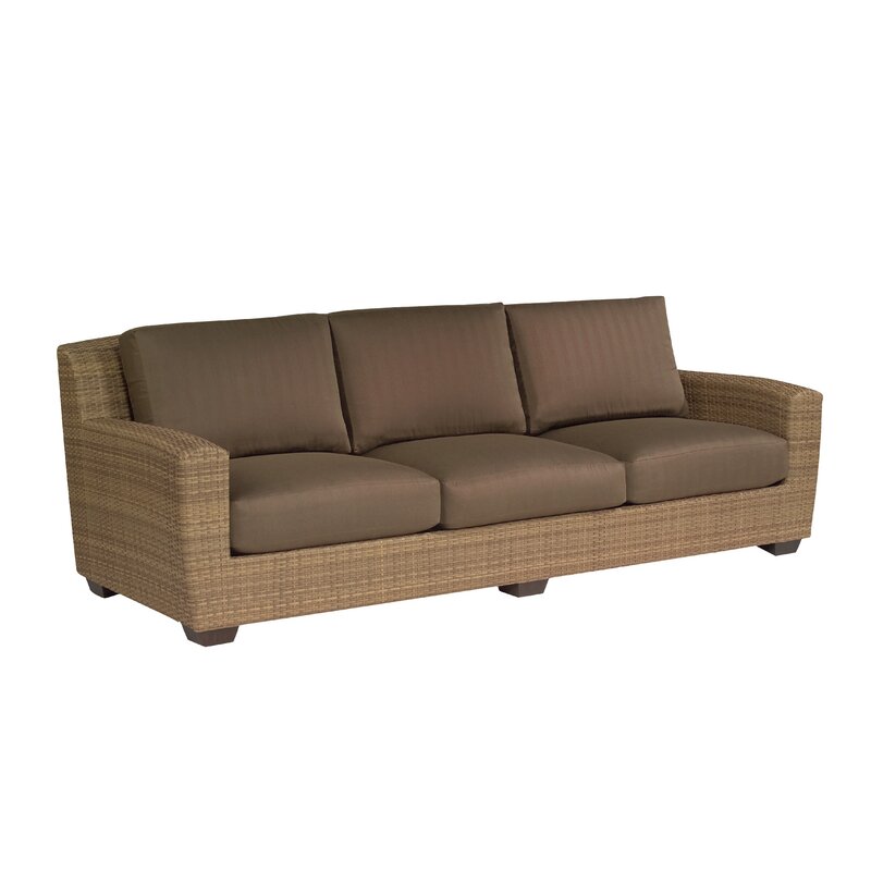 Woodard Saddleback Patio Sofa With Cushions Wayfair