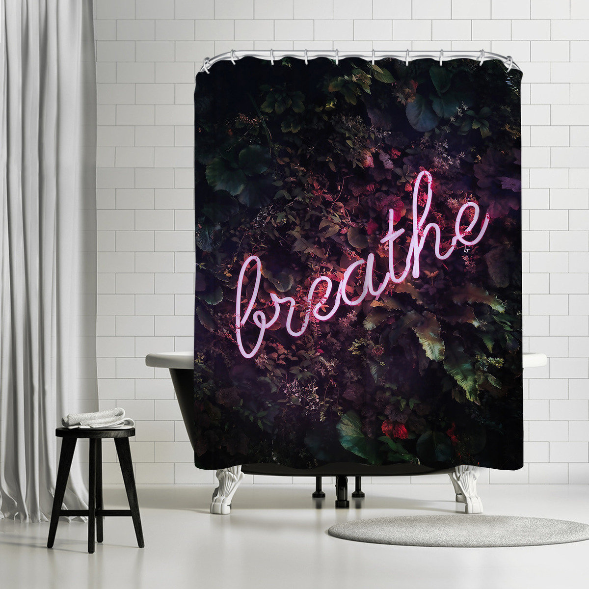 East Urban Home Sisi And Seb Breathe Single Shower Curtain Wayfair