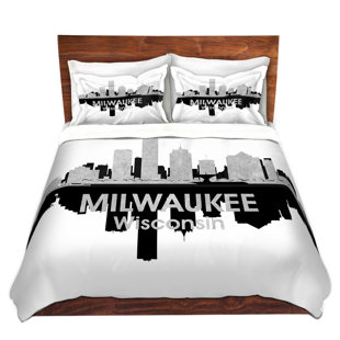 Go to store & view more images East Urban Home City IV Milwaukee Wisconsin Duvet Set