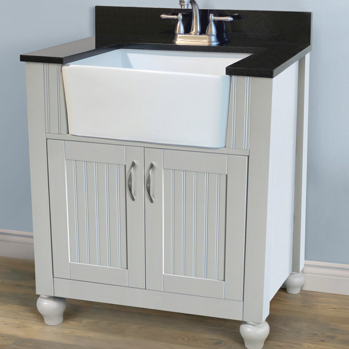 Darby Home Co Arcadian 31 Inch 19 Vanity Ensemble In Grey Arcadian 31 Inch 19 Vanity