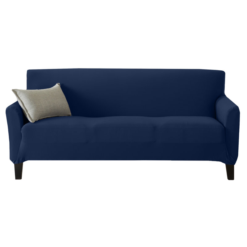 Alcott Hill Super Soft Jersey Knit Strapless Box Cushion Sofa Alcott Hill Super Soft Jersey Knit