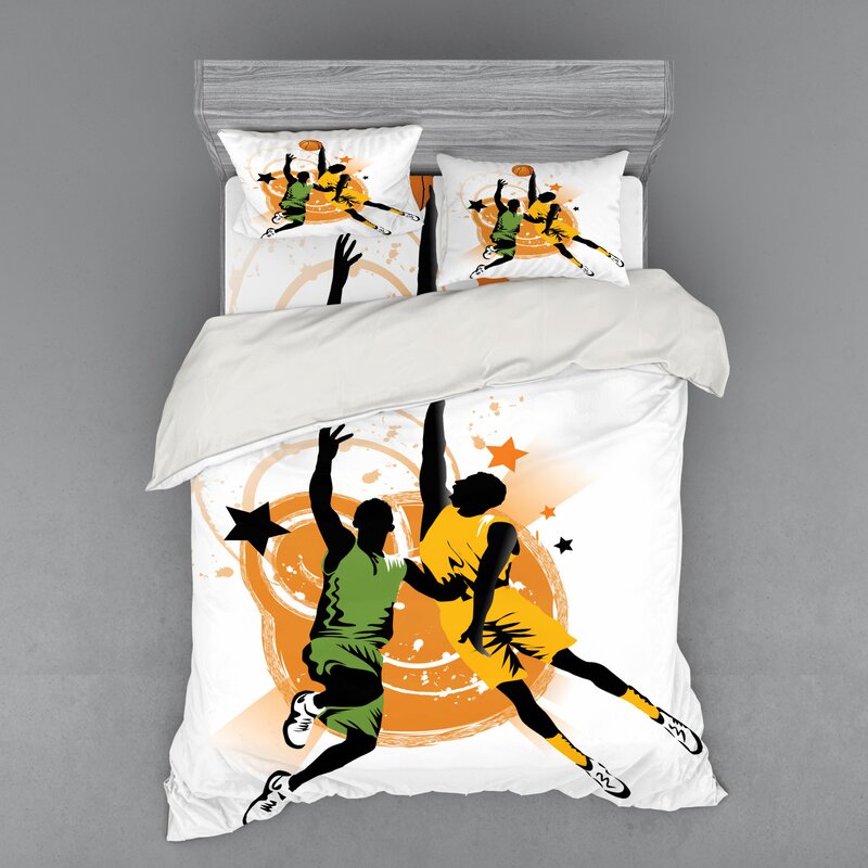 East Urban Home Basketball Duvet Cover Set Wayfair