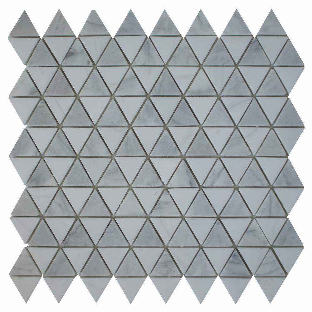 Ephesus Stones Diamantes 0 38 X Marble Mosaic Tile In Carrara Ephesus Stones Diamantes 0 38 X Marble Mosaic Tile In Carrara Bianco Dolomite Wayfair