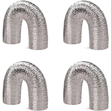 FUNMAS 3-in-1 Indoor Dryer Vent Stainless Steel Screen Filter Polyester Filter and Water Drawer System Upgrade Safety Vent Flap For Electric Clothes Dryers with 4 Pieces Polyester Filters 
