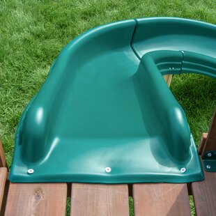 Swing-N-Slide Side Winder Slide with Safety Handles Green