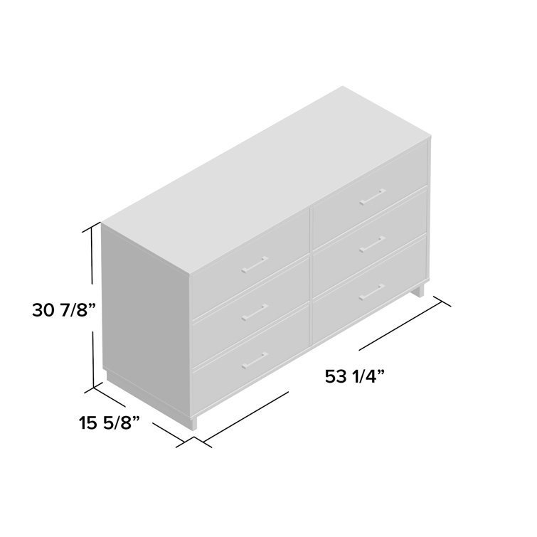 Chicopee 6 drawer double dresser Clearance