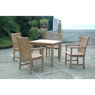 Go to store & view more images Brianna 5 Piece Teak Dining Set by Anderson Teak