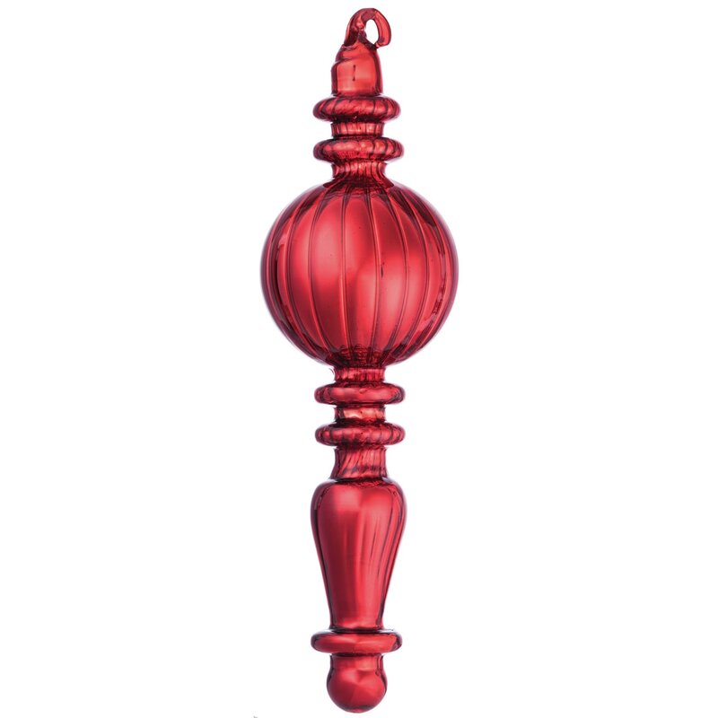 The Holiday Aisle Swirl Finial Ornament | Wayfair