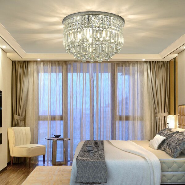 Bedroom Crystal Chandelier Wayfair