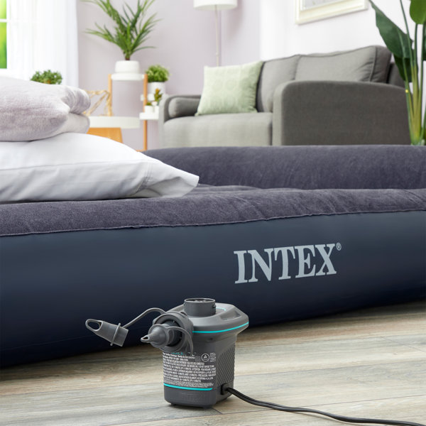 Intex Electric Quick-Fill Rechargeable Air Pump For Inflatable Airbed Mattress