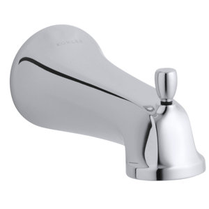 Bancroft Wall-Mount Diverter Bath Spout with Slip-Fit Connection