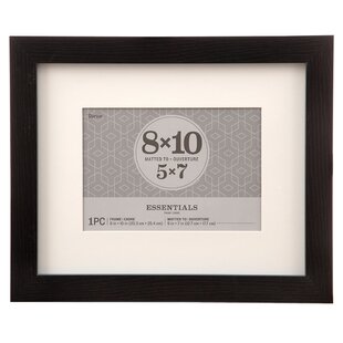 ArtToFrames 1.25-Inch Espresso Picture Frame with 4 Openings of 4 by 6-Inch and a Seaside Top Mat and Black Bottom Mat