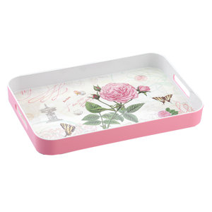 Rose Rectangular Serving Tray