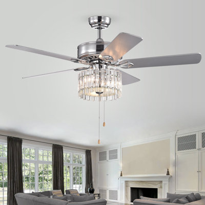 Glam Indoor Ceiling Fans You'll Love in 2019 | Wayfair