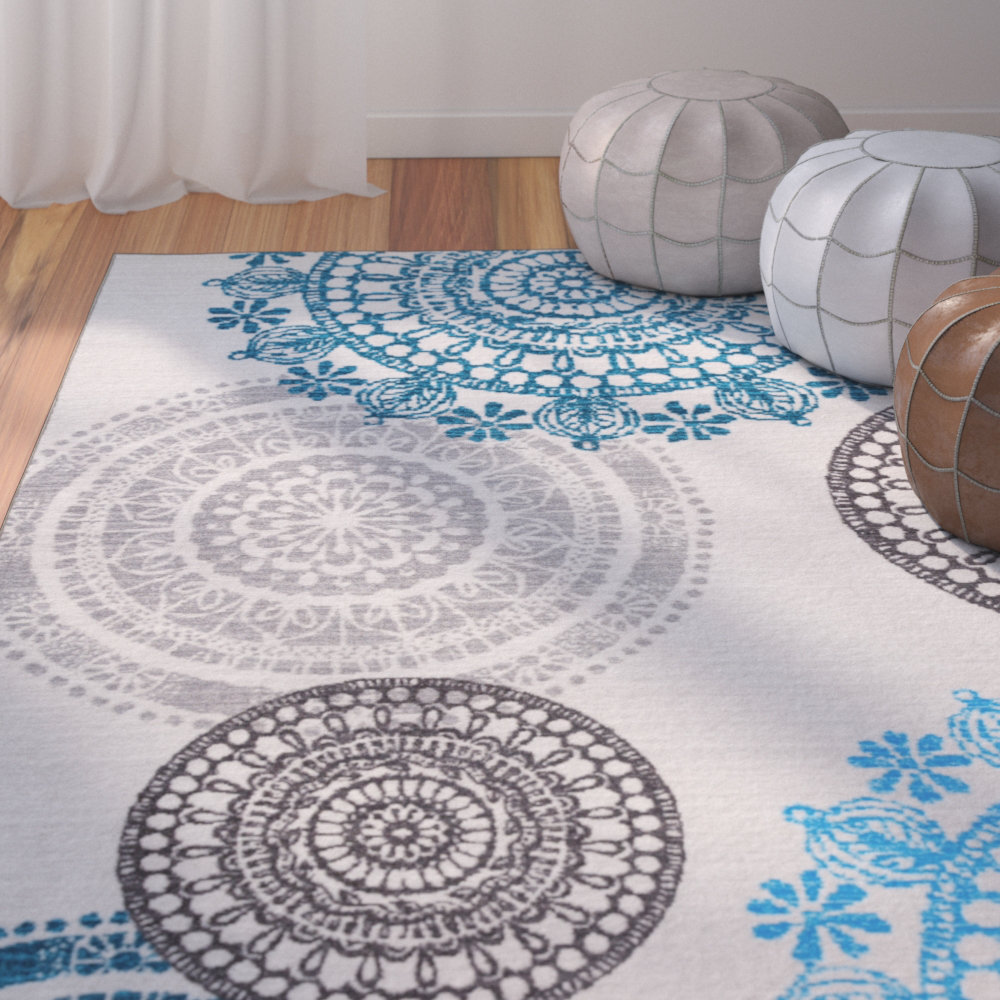 Bungalow Rose Ethel Modern Circles Non Slip Cream Area Rug Reviews Bungalow Rose Ethel Modern Circles Non Slip Cream Area Rug Reviews Wayfair
