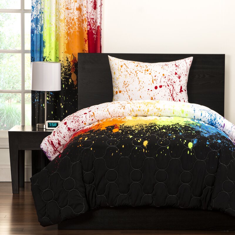 Crayola Cosmic Burst Reversible Comforter Set Reviews Wayfair