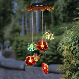 Solar LED Lights Outdoor Spiral 2 PCS Hanging Lantern Beehive Garden Yard Decor 