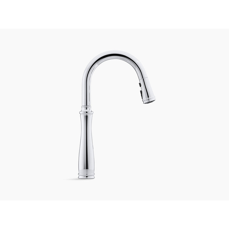 Bellera® Pull Down Single Handle Kitchen Faucet with Handle and Supply Lines