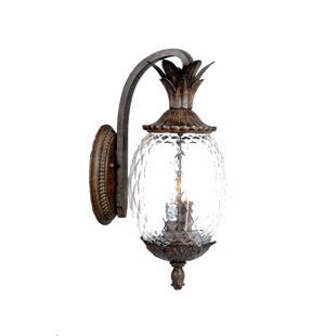 Best Kyra 3-Light Outdoor Wall Lantern By Beachcrest Home Outdoor Lighting Kyra 3-Light Outdoor Wall Lantern By Beachcrest Home Outdoor Lighting