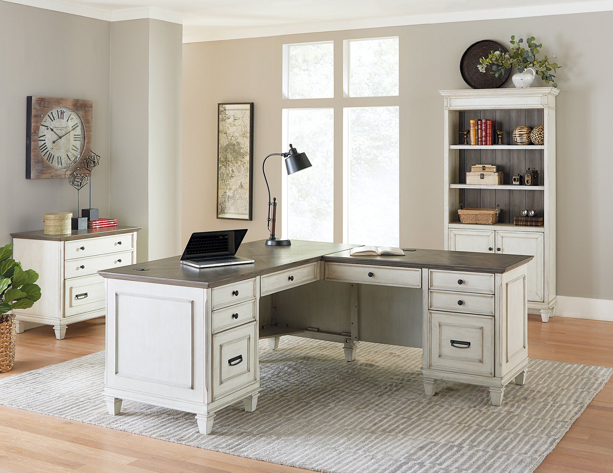 blanding solid wood executive desk