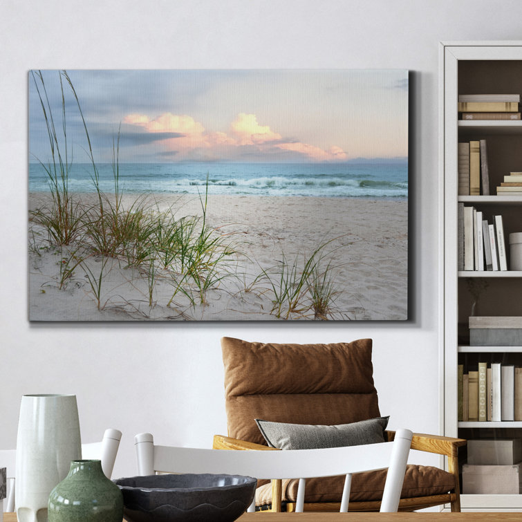 Beachcrest Home Beach Driftwood - Wrapped Canvas Print & Reviews | Wayfair