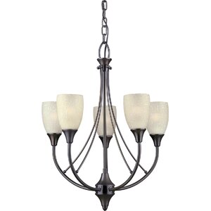 5-Light Shaded Chandelier