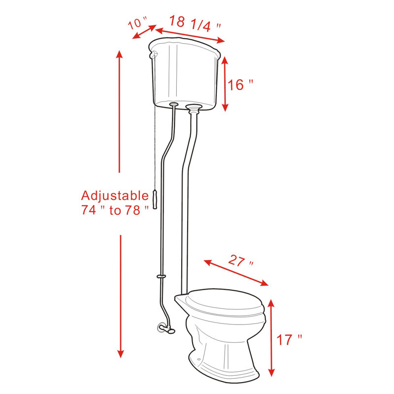 1 6 Gpf Elongated Wall Hung Toilet Seat Not Included