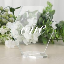 Silver Place Card Holders Table Top Wedding Decor Set of 10 small 