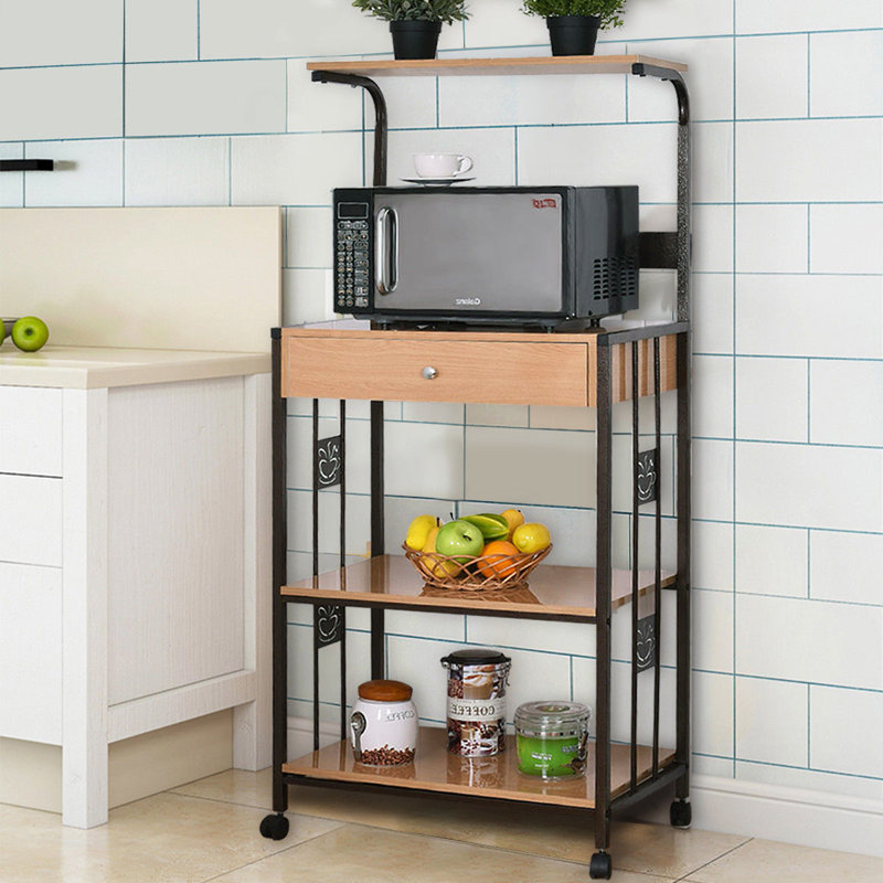 Red Barrel Studio Kester Standard Microwave Stand Reviews Wayfair Kester Standard Microwave Stand