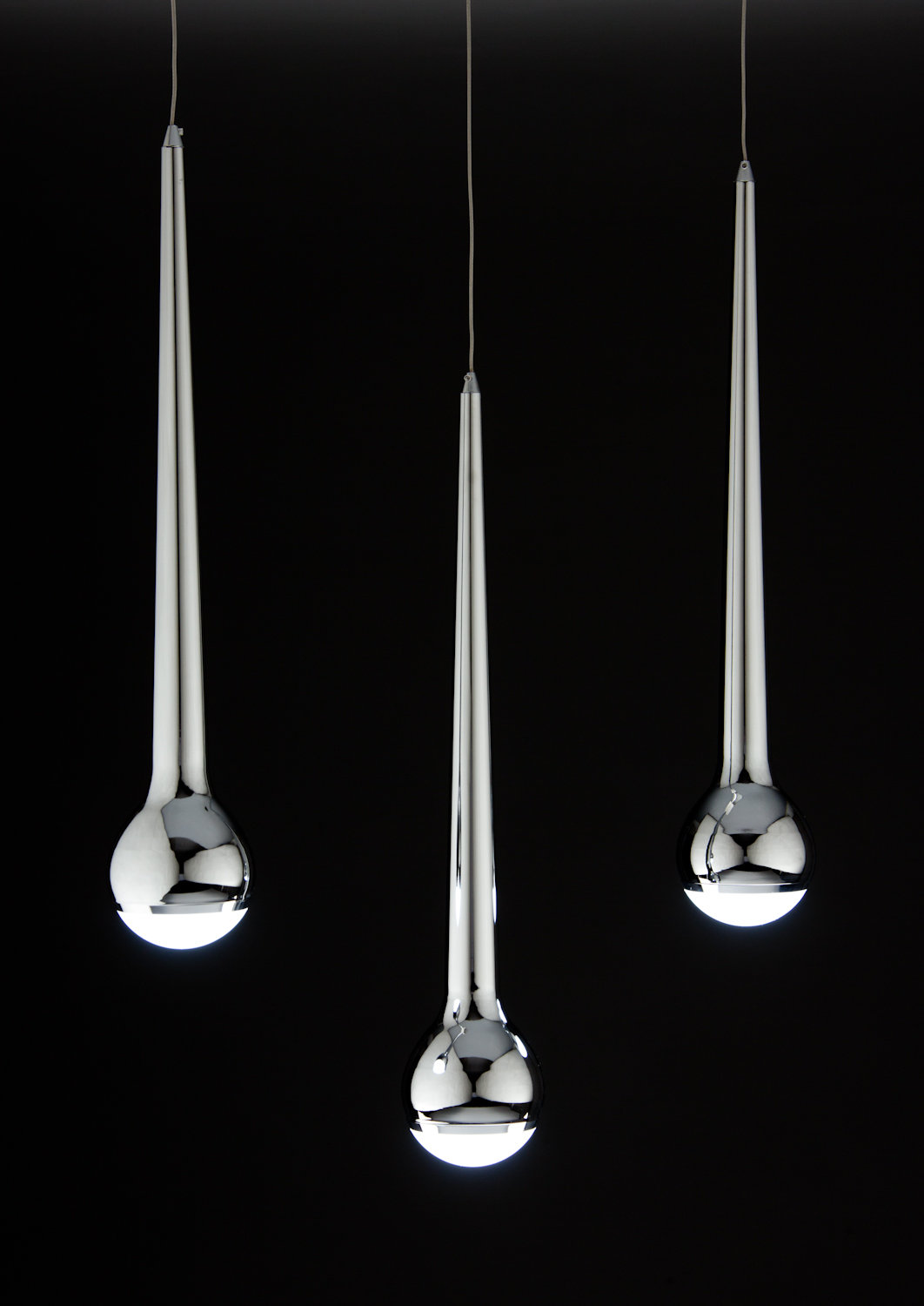 Metro Lane Asgard 3 Light Kitchen Island Teardrop LED Pendant