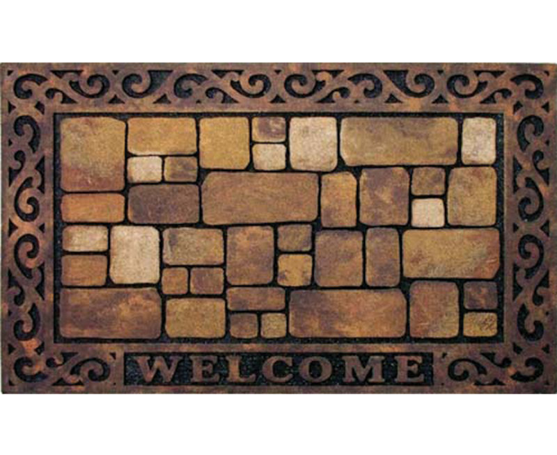 Apache Mills Aberdeen Welcome 30 In X 18 In Outdoor Door Mat