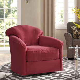 Exeter Swivel Barrel Chair by Klaussner Furniture