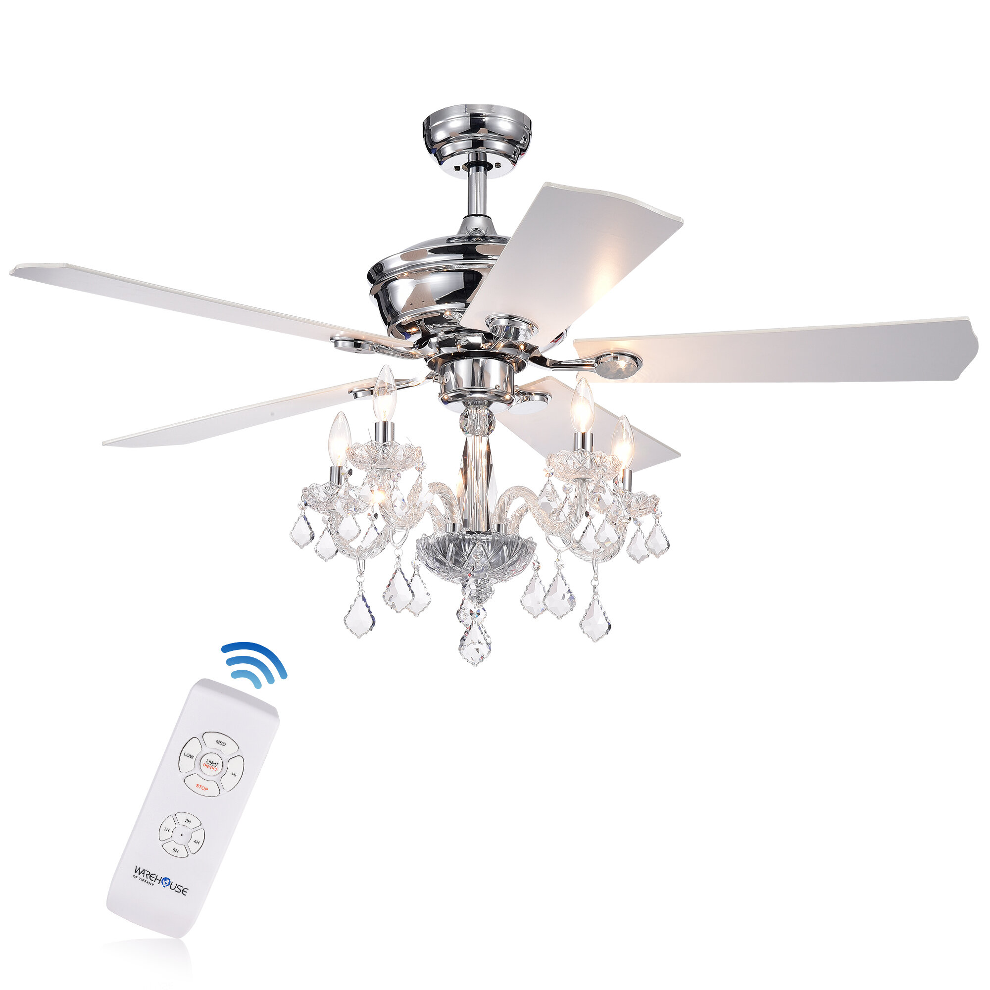 Vieira 5 Blade Ceiling Fan With Remote