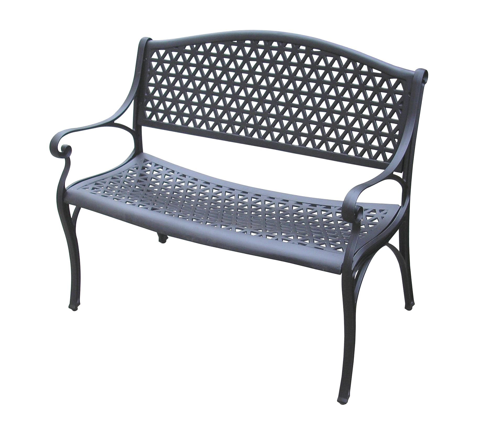 Gartenbank 2 Sitzer Metall